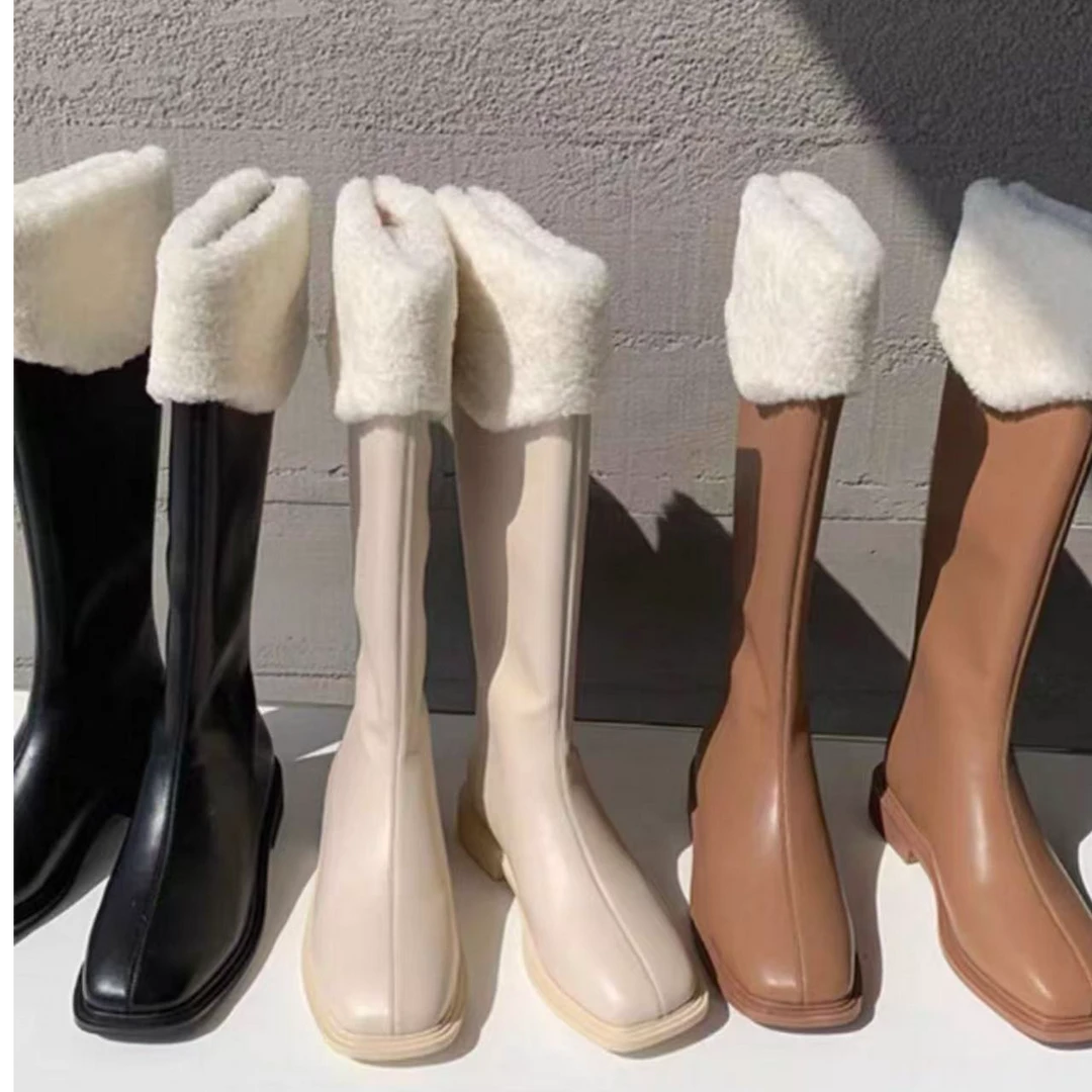 8866-50  时装靴骑士时尚女靴高筒筒靴瘦瘦靴高跟粗跟