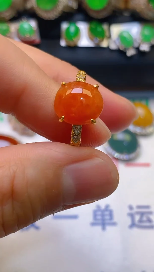 【闪购商品】翡翠耳饰银S925镶嵌天然A货翡翠1