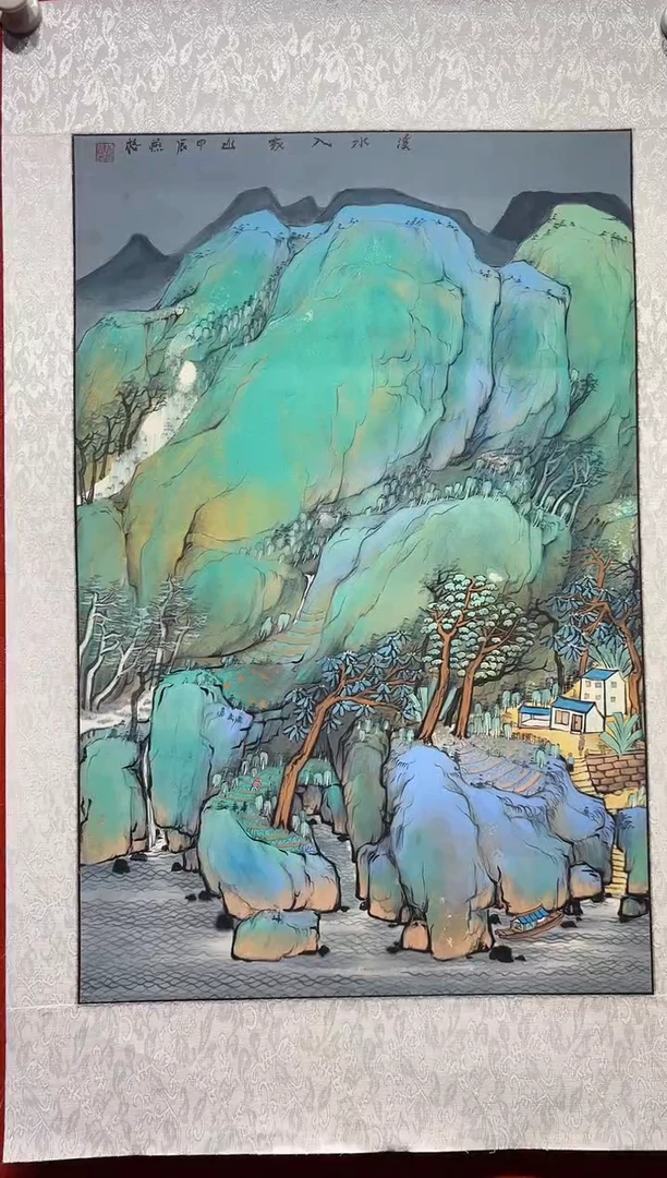 国画秦燕格国画手绘作品Y33