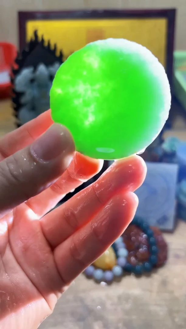 未镶嵌挂件翡翠A货常星6743