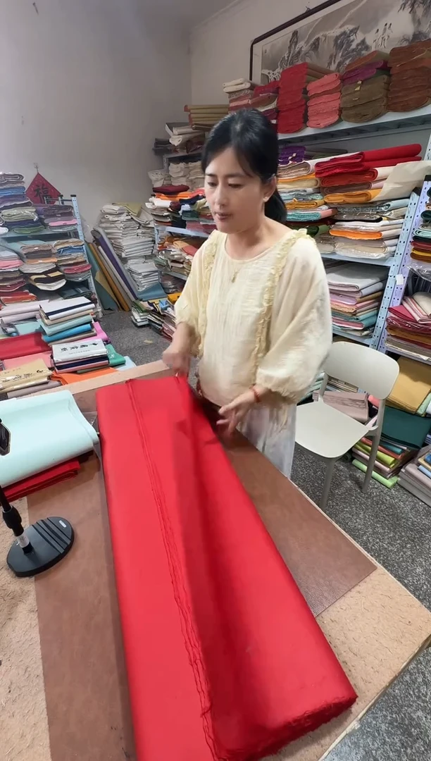 六尺25张中国红纯皮光板