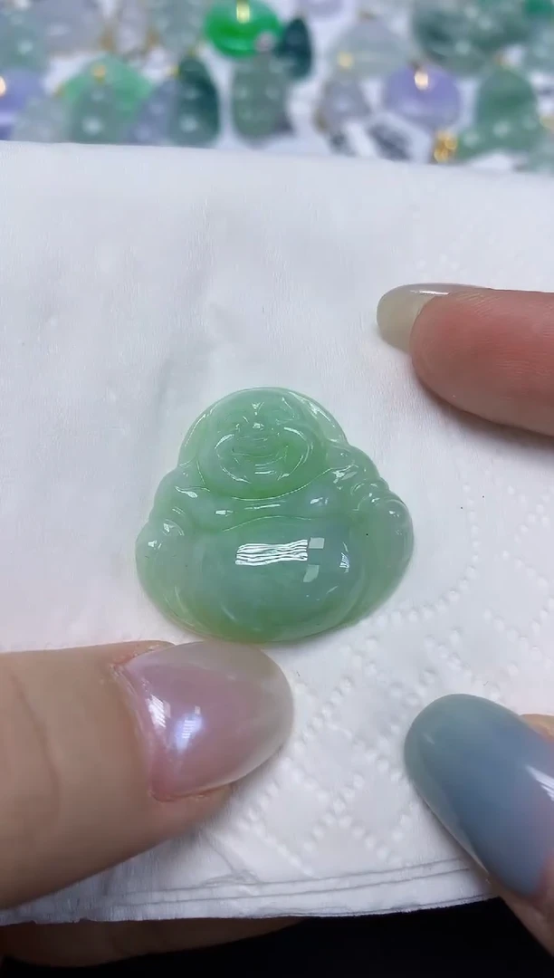翡翠未镶嵌颈饰天然缅甸翡翠A货