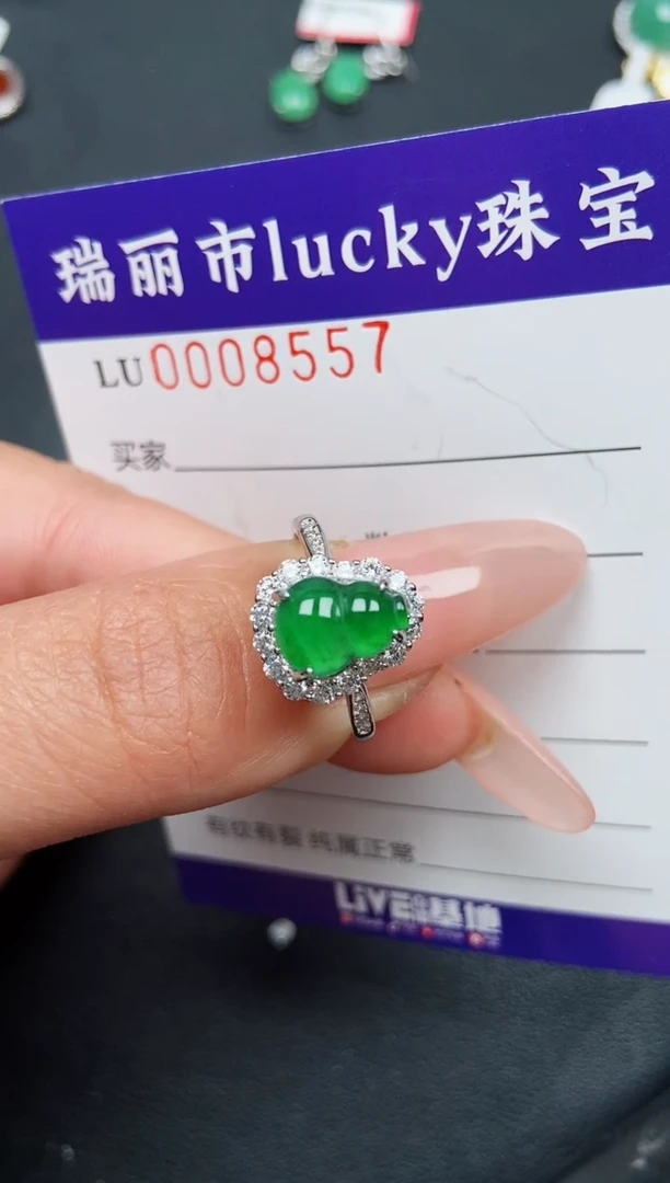 【闪购商品】翡翠颈饰银S925镶嵌8557