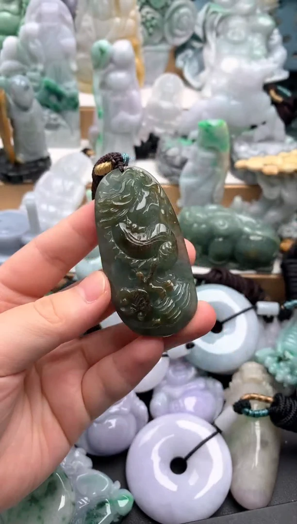 吊坠(不含链)未镶嵌翡翠1