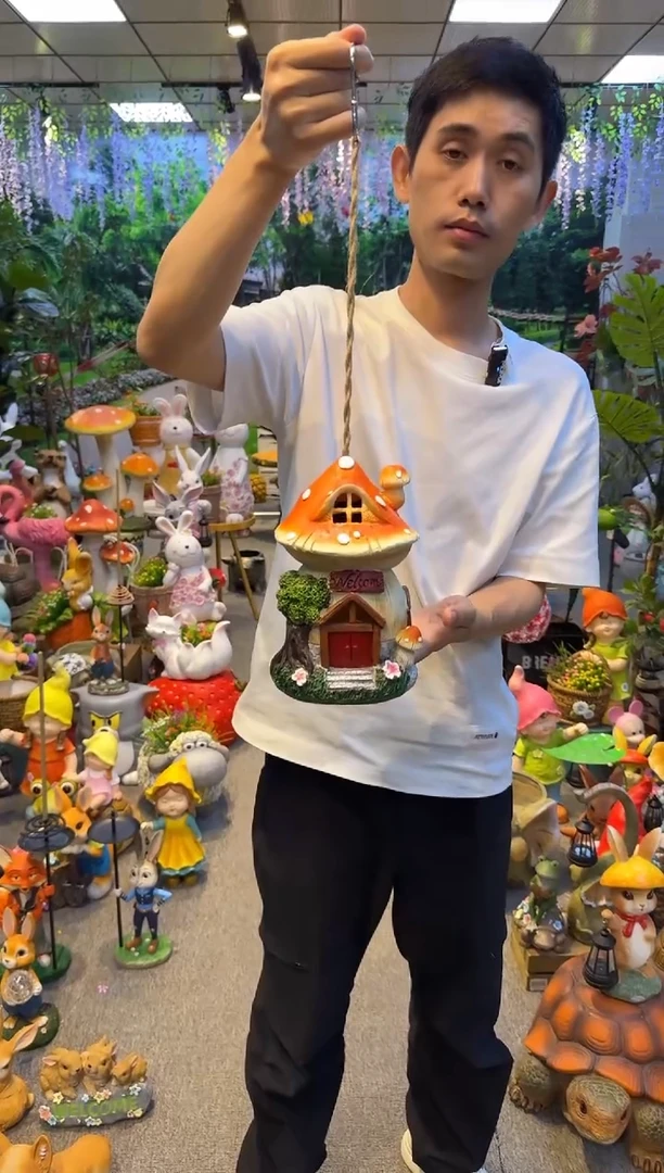 无花朵花园庭院摆件&00&