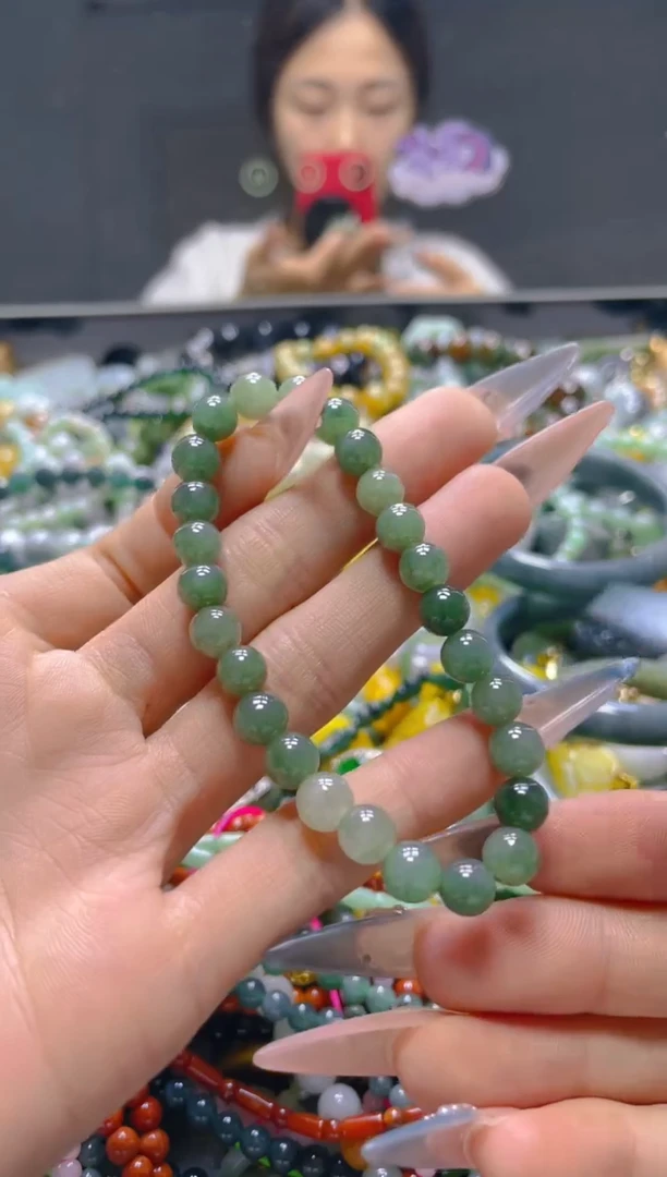 颈饰未镶嵌翡翠7MM