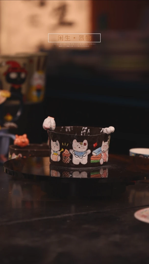 随机景德镇可爱设计师款陶瓷