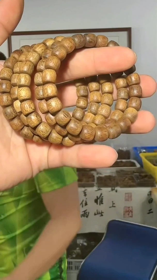 沉香手串a56号桶珠单圈多样性发一