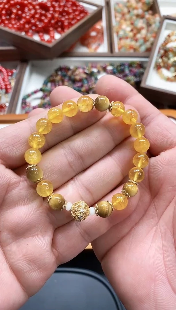 未镶嵌手链石英质玉多样性发一A15