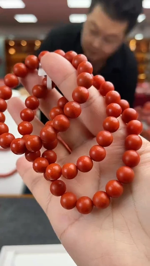 未镶嵌卡9南红保山哑光单圈-多样性发一件南红玛瑙一件27