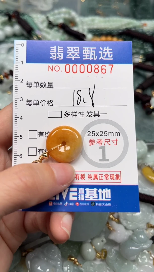 【闪购商品】翡翠颈饰未镶嵌00..0867