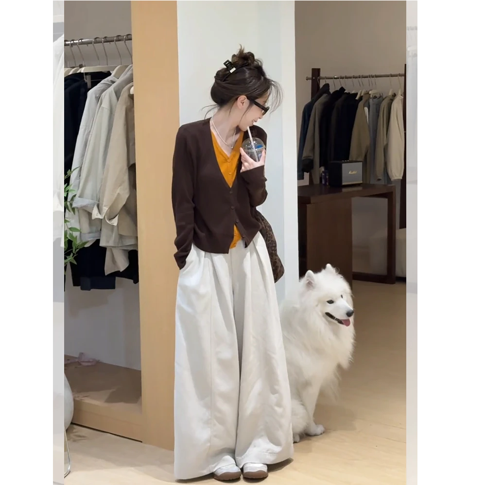 2025超火秋装搭配一整套小个子韩系chic别致巨好看的两件套装裤女