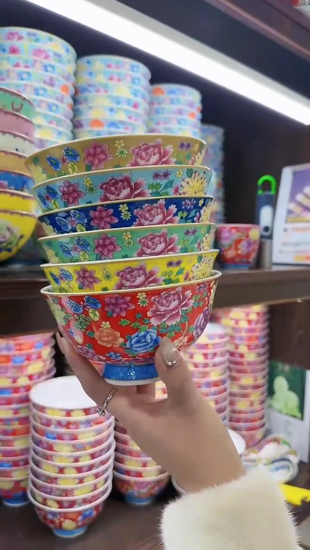 【闪购商品】瓷片5英寸饭碗6个景德镇陶瓷