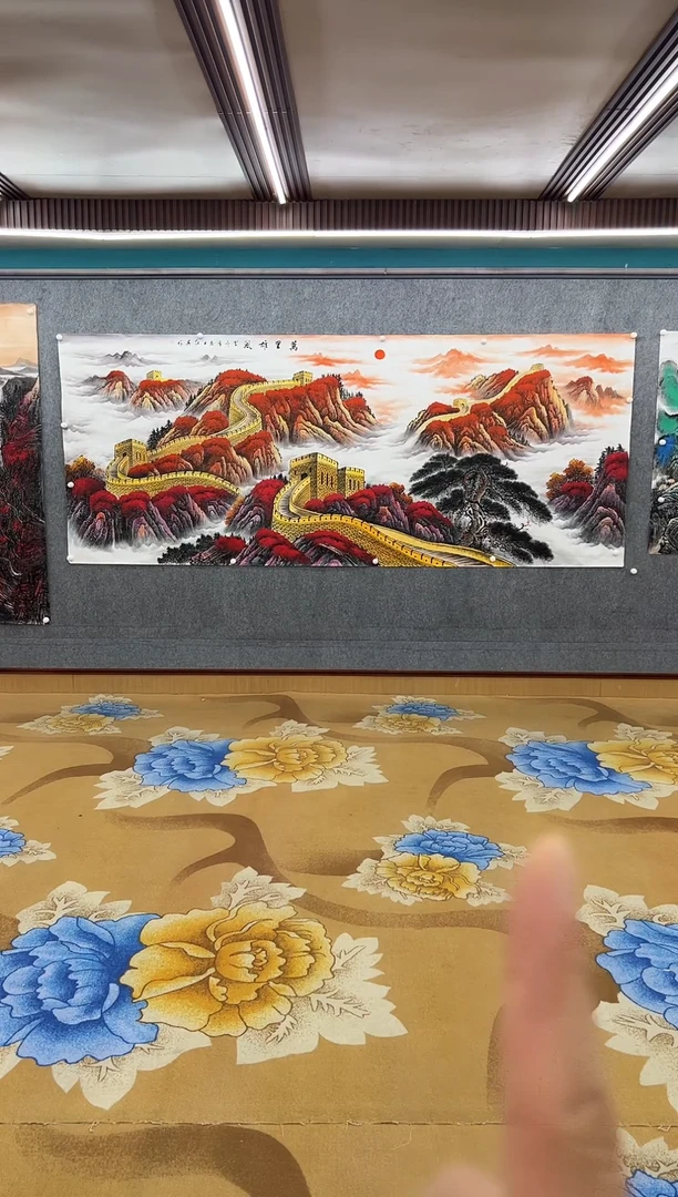 绘画绘画Y-王红兵-大丈二-山水画