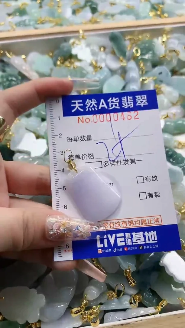 颈饰未镶嵌翡翠d****s天然A货翡翠