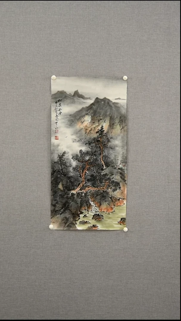 国画谢老师-山水-2平尺-01