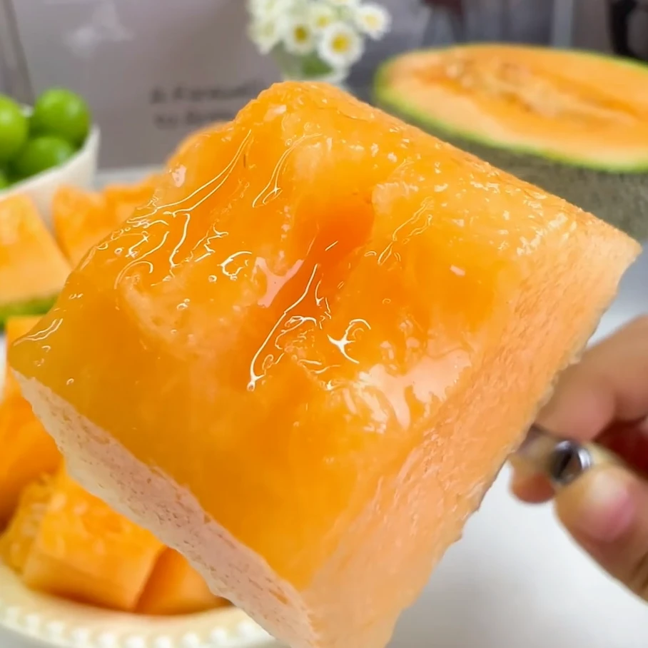 【脆甜多汁】海南沙地哈密瓜新鲜应季水果肉厚甜瓜香瓜5/8斤