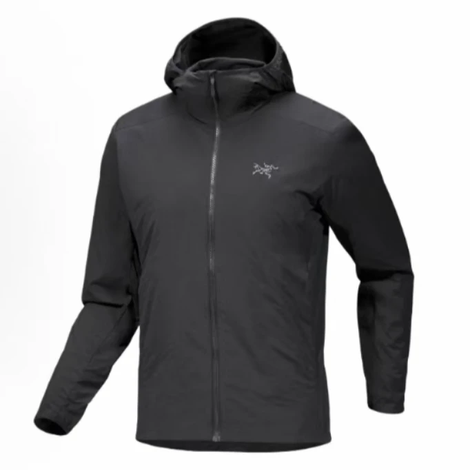 Arcteryx始祖鸟 ATOM 薄款棉服时尚轻量连帽刺绣夹克外套 新款