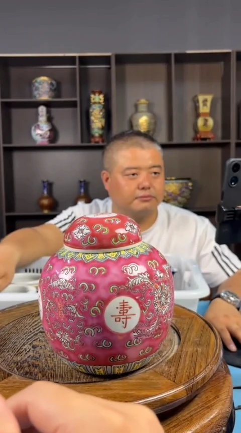 摆件景德镇陶瓷青花摆件25