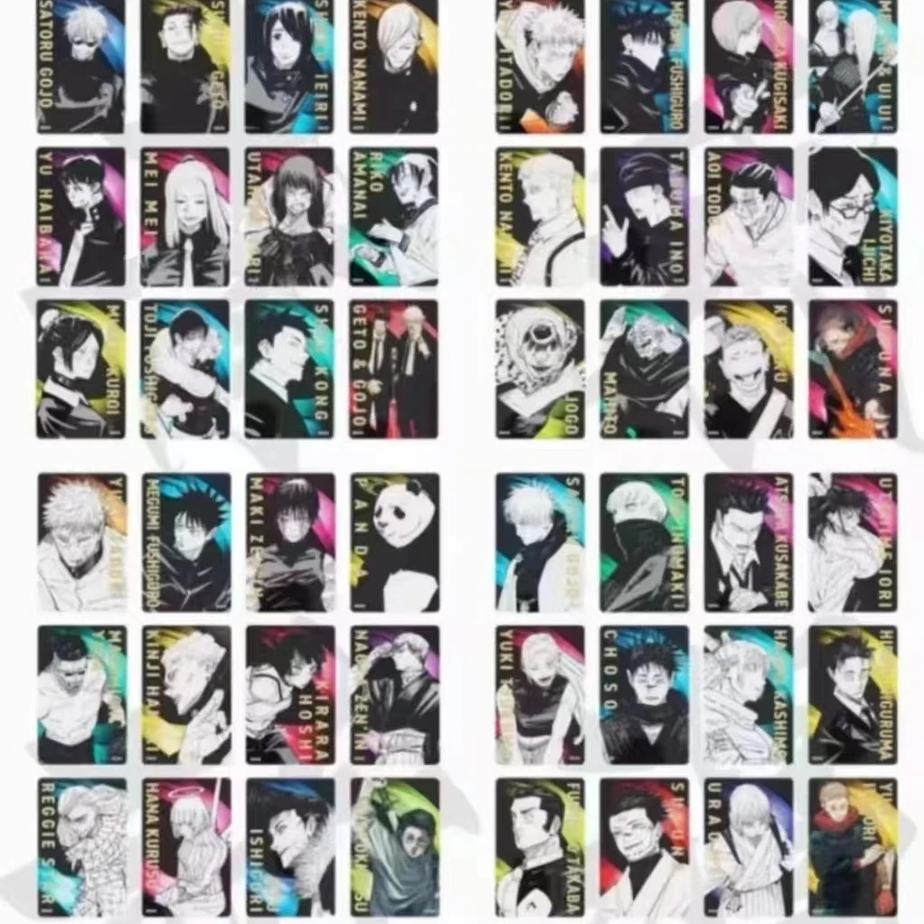 【日谷】咒术回战 原画展烫金透卡