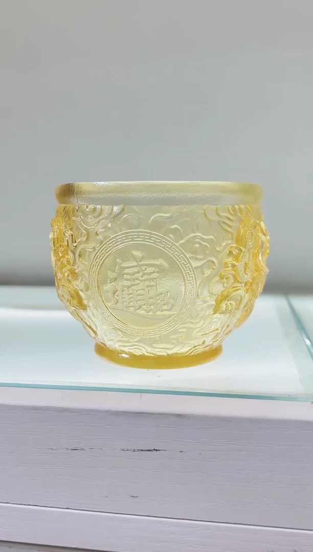 手工艺品琉璃古法琉璃聚宝盆