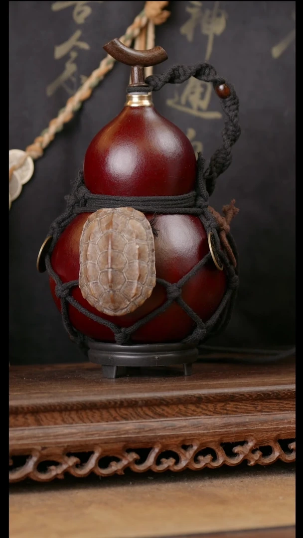 295号精品天然大漆酒葫芦一物一拍~