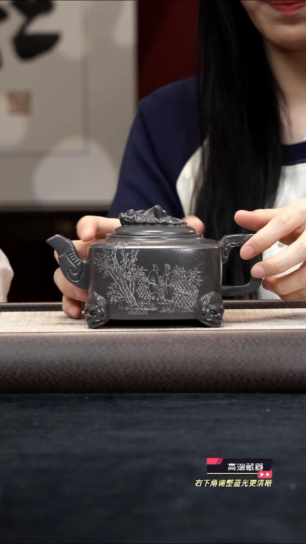 茶壶紫砂【k073】方器宜兴紫砂LBS