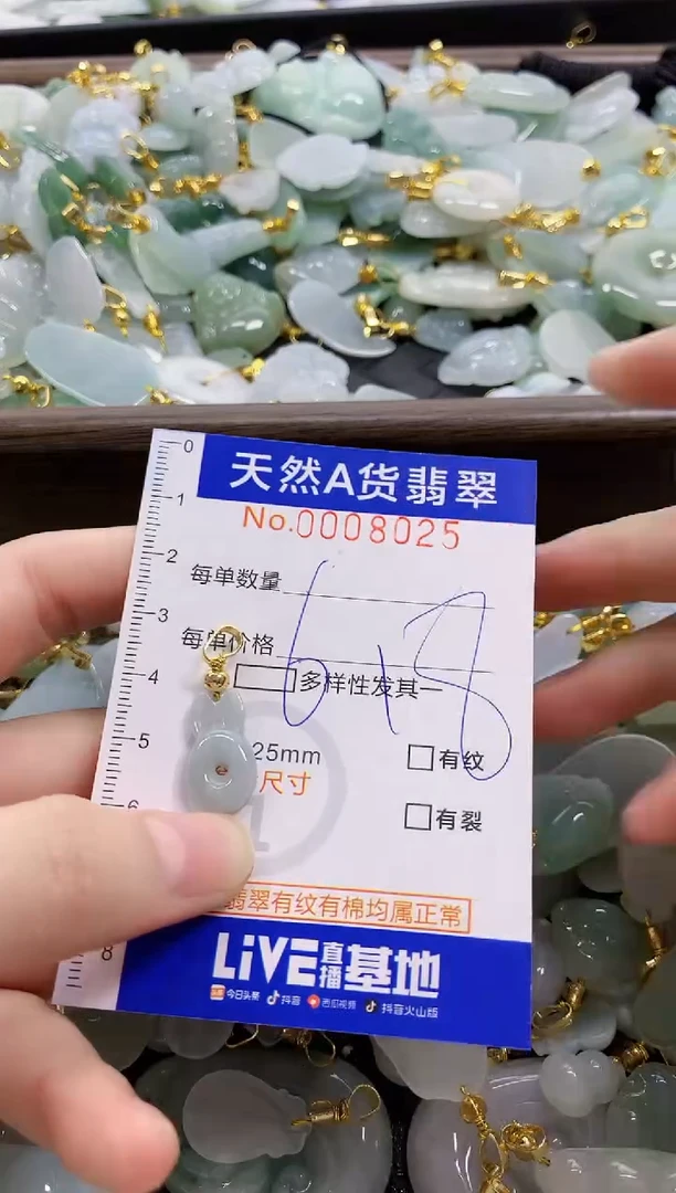 颈饰未镶嵌翡翠天然A货翡翠