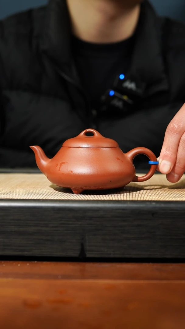 【闪购商品】紫砂茶壶小煤窑朱泥汉棠，180cc