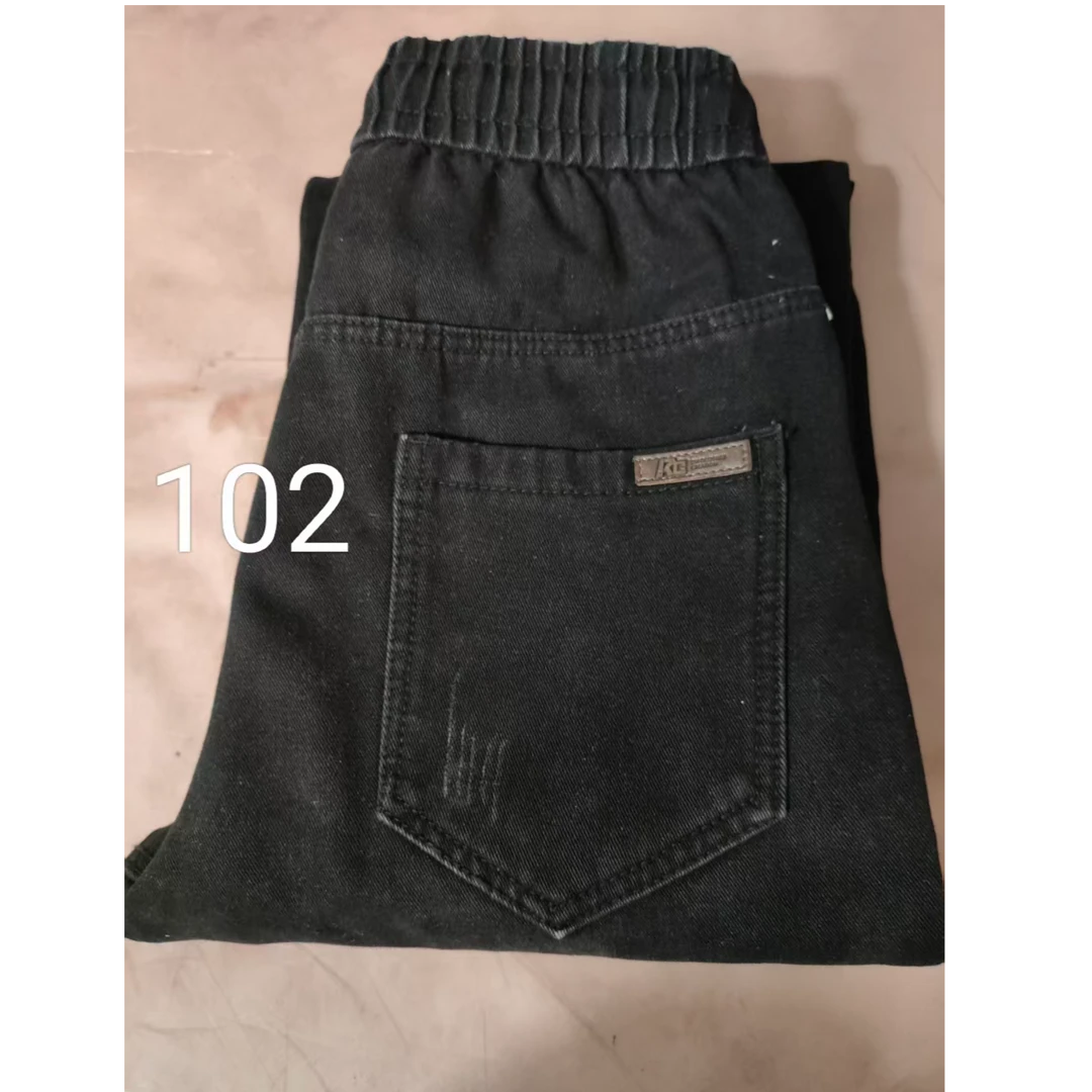 秋冬季新款老爹直筒裤子男宽松百搭潮流弹力哈伦裤中年牛仔休闲裤