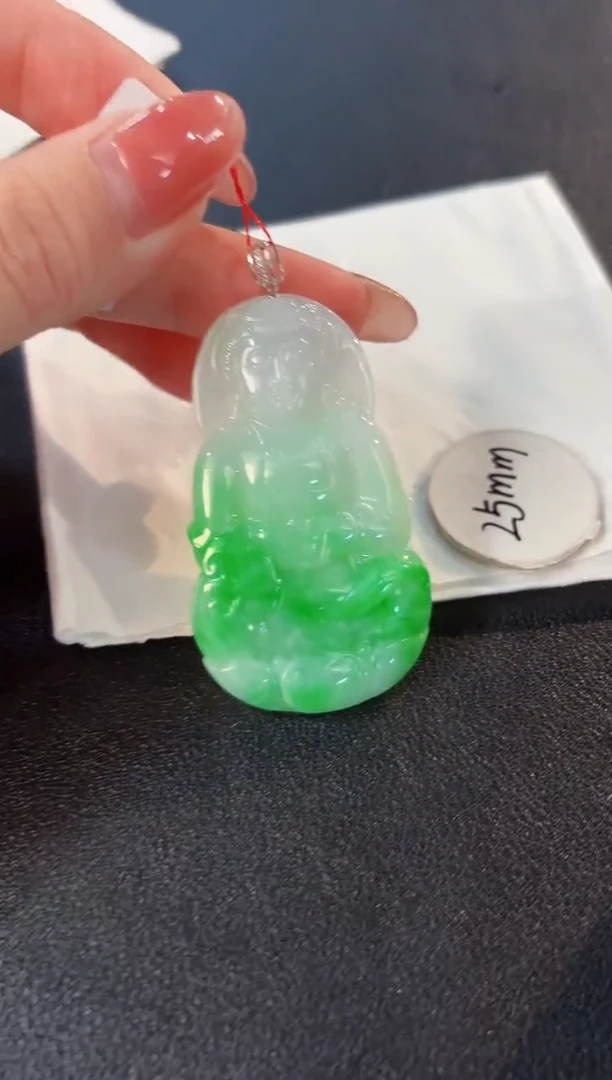 【闪购商品】翡翠颈饰18K金镶嵌缅料A货/支持复检/一件