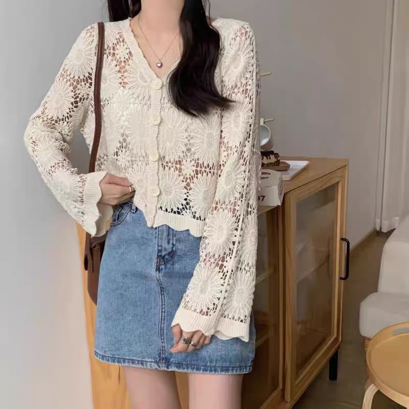 衣长45    061【花朝】针织外搭