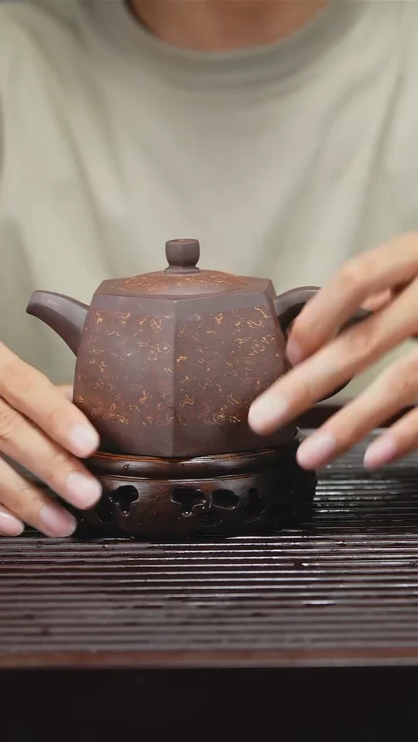 茶壶紫砂宜兴原矿紫砂壶330CC