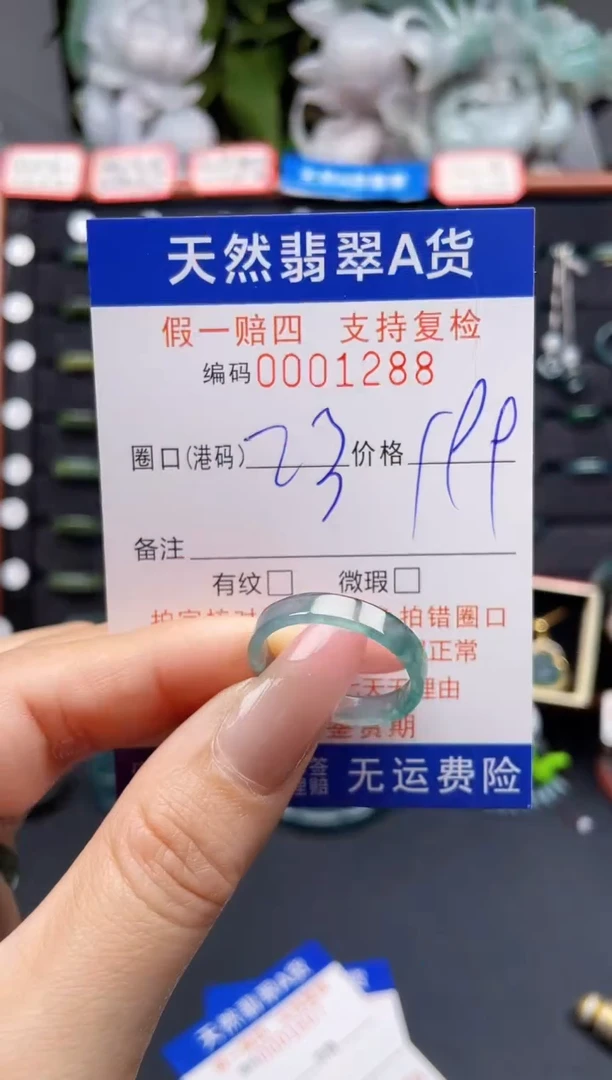 翡翠戒指未镶嵌23*1288