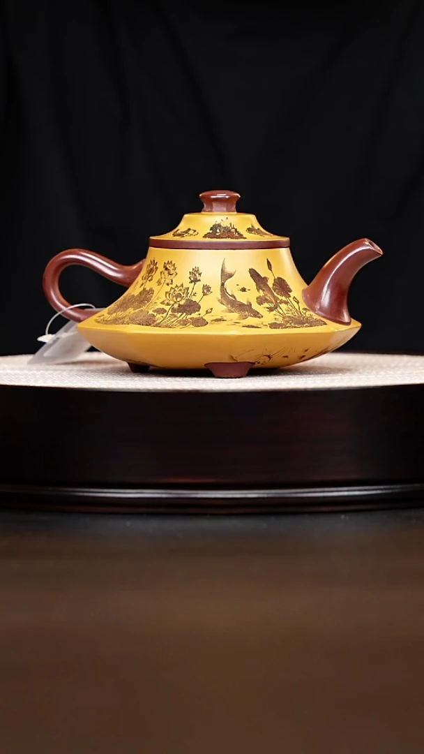 茶壶紫砂宜兴紫砂 云炉壶底槽青粉浆 顾林芳