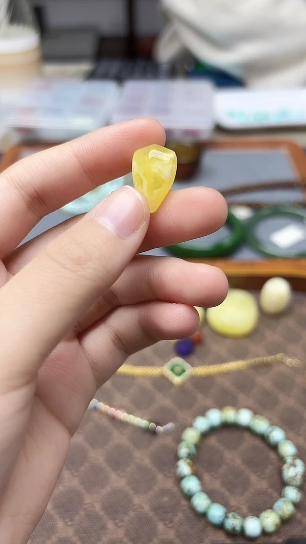 裸石蜜蜡未镶嵌蜜蜡配珠GW