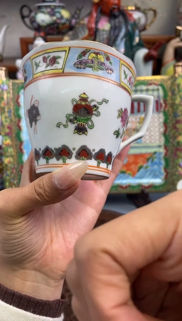 瓷片微瑕慎拍景德镇窑老厂瓷器单件