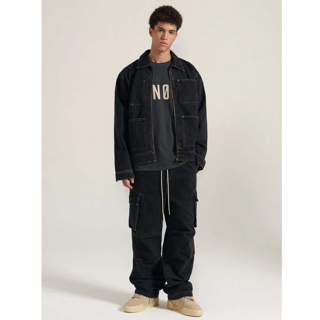 INNERSECT 时尚潮流牛仔套装 INN24FWTJK128+129