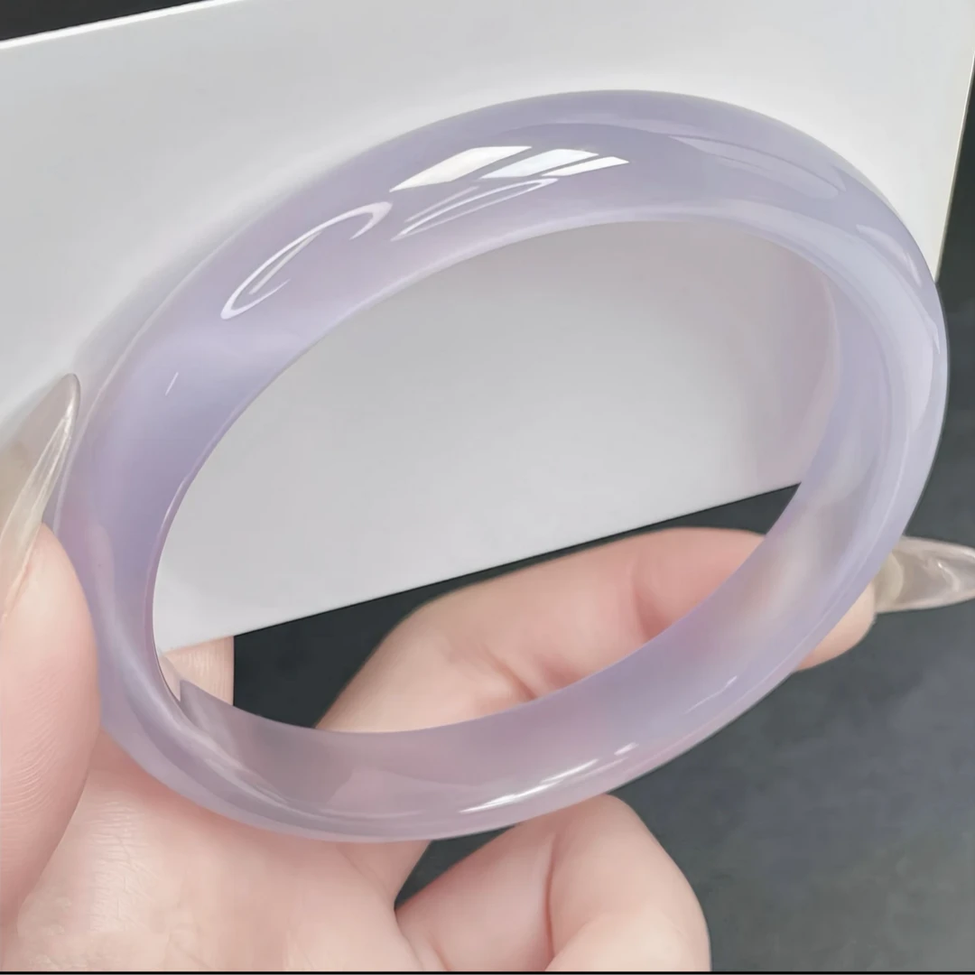 手镯 冰冰紫 紫霞仙子显白 51圈口