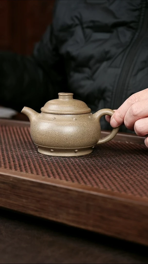 茶壶紫砂岩中泥太极八卦 大 青