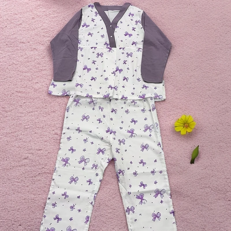 【竹棉月子服】 4层竹棉家居服月子服产后月子服