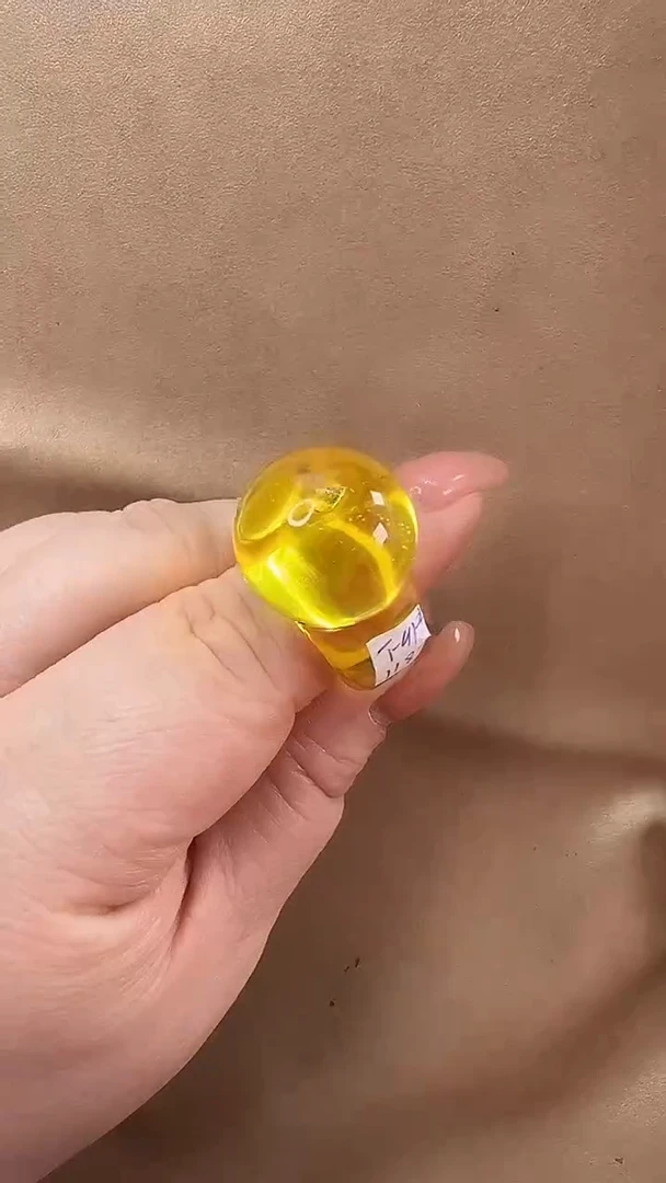 琥珀颈饰未镶嵌戒指