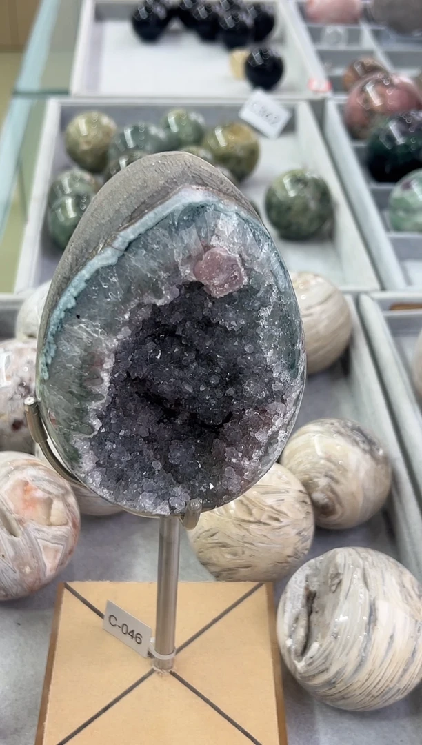 未镶嵌珠宝半成品水晶c046