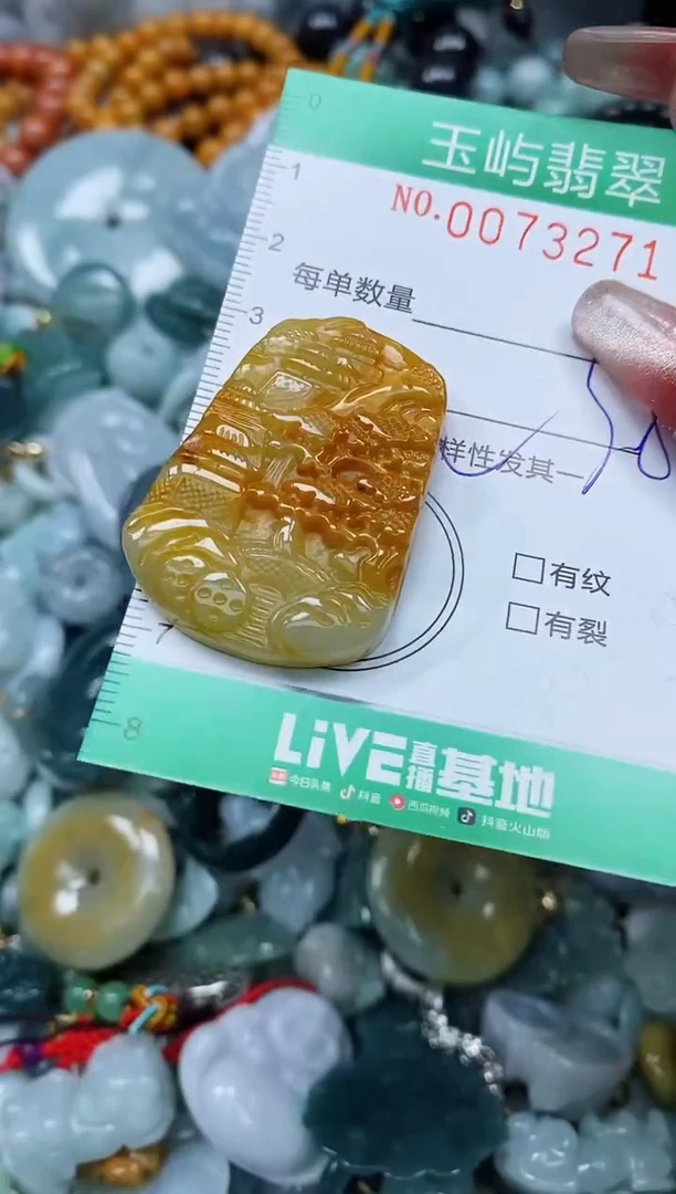 【闪购商品】翡翠颈饰未镶嵌闪购0073271多样性发其一