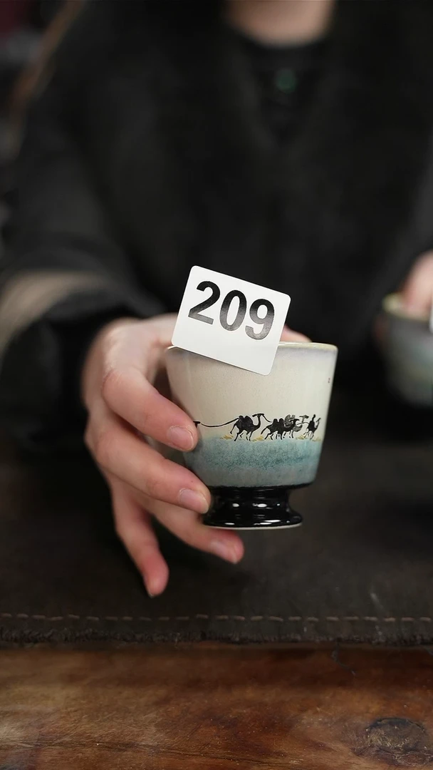 【闪购商品】杯209等烟雨陶瓷手作主人杯