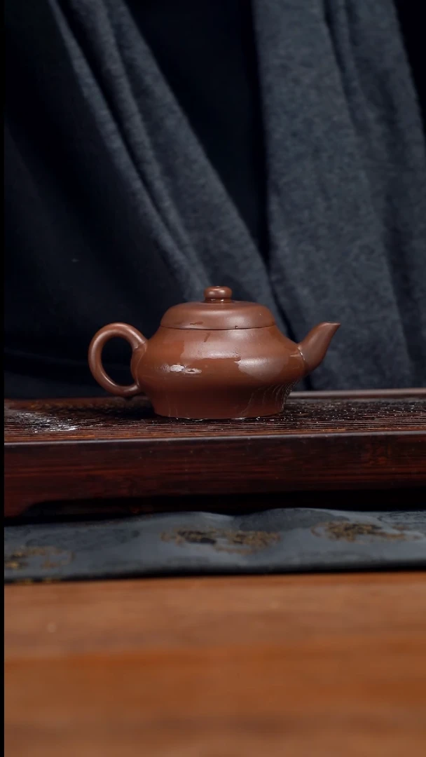 【闪购商品】紫砂茶壶220cc黄龙山原矿紫泥神灯36