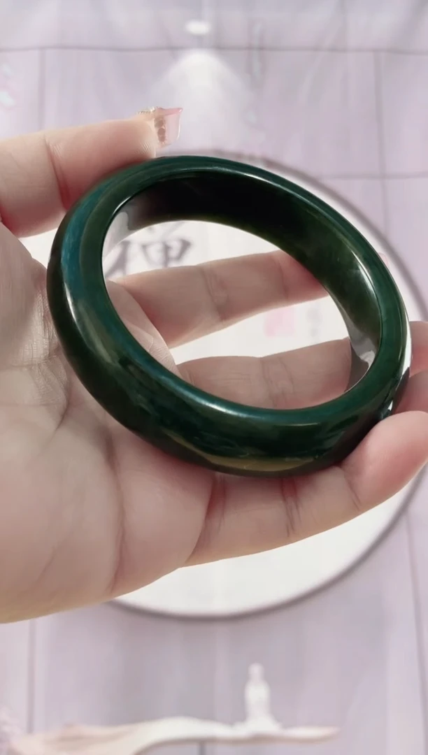 【闪购商品】和田玉手镯未镶嵌孤品手镯62圈口