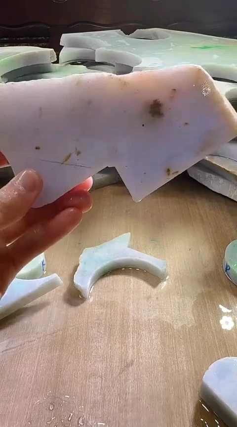 裸石翡翠缅甸翡翠A货花119