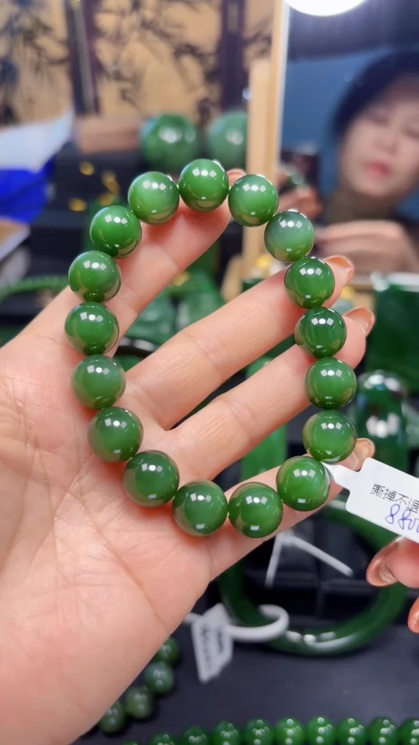 【闪购商品】和田玉（碧玉）手串未镶嵌1