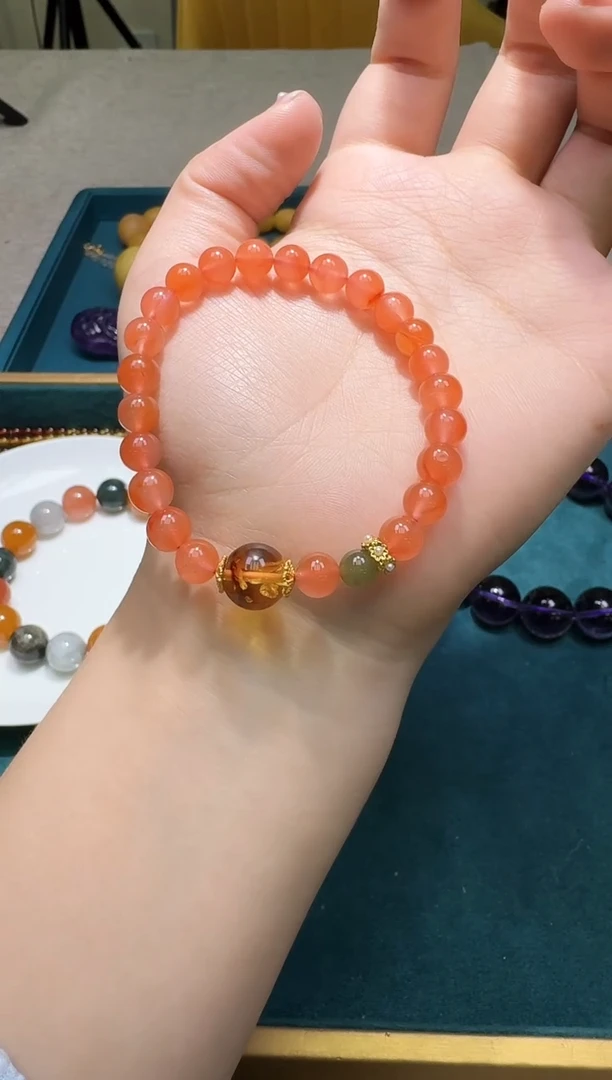 未镶嵌手链南红玛瑙多样性发一件 083